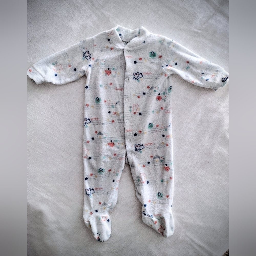 1988 Vintage Chemise Lacoste Baby Romper Footie Onesie Size Large (19-27 lbs)
